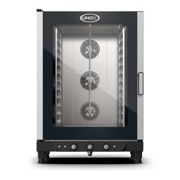 Piec konwekcyjny 12x GN1/1, elektryczny, 15,8 kW/400V | UNOX, CHEFLUX MANUAL COUNTERTOP