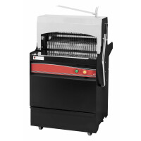 Krajalnica do pieczywa wolnostojąca czarna, grubość kromki: 13 mm, 500 szt./h, 650x720x1100 mm | RESTO QUALITY, ED13 BLACK