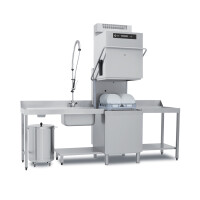 Zmywarka kapturowa z rekuperacją i pompą odpływu 60/40/20 koszy/h, kosz: 600x500 mm, 11 kW, 788x835x2265 mm | RM GASTRO, TT162 REC ABT OSMO