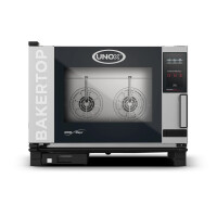 Piec piekarniczy, konwekcyjno-parowy 4x 600x400 mm, elektryczny, 7,4 kW/400V  | UNOX, BAKERTOP MIND.Maps ONE COUNTERTOP
