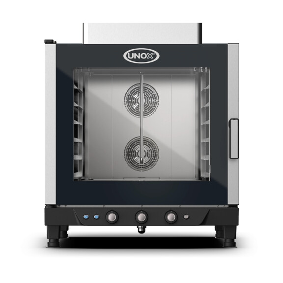 Piec piekarniczy, konwekcyjno-parowy 6x 600x400 mm, gazowy, 17,5 kW | UNOX, BAKERLUX MANUAL COUNTERTOP