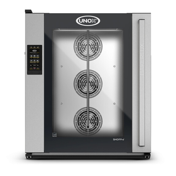 Piec konwekcyjny z nawilżaniem i odpływem 10x 600x400 mm, 15,5 kW/400V, Camilla.Matic | UNOX, BAKERLUX SHOP.Pro MASTER