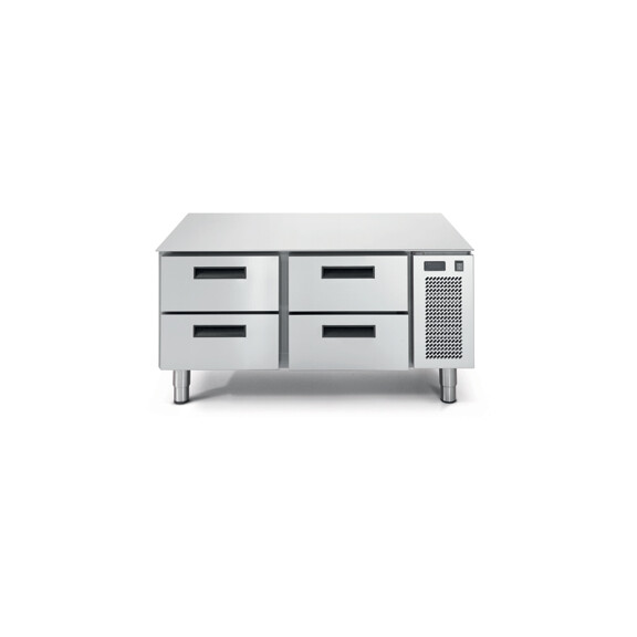 Podstawa chłodnicza 4-szufladowa, blat z rantem, 1200x685x613 mm | RM GASTRO, LS 702 TN/I 2C