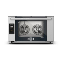 Piec konwekcyjny z odpływem i ręcznym otwieraniem 4x 600x400 mm, 6,9 kW/400V | UNOX, BAKERLUX SHOP.Pro GO