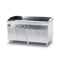Płyta grillowa gazowa 36 kW, płyta gładka 1505x650 mm, 1600x900x900 mm | RM GASTRO, FTL - 916 G