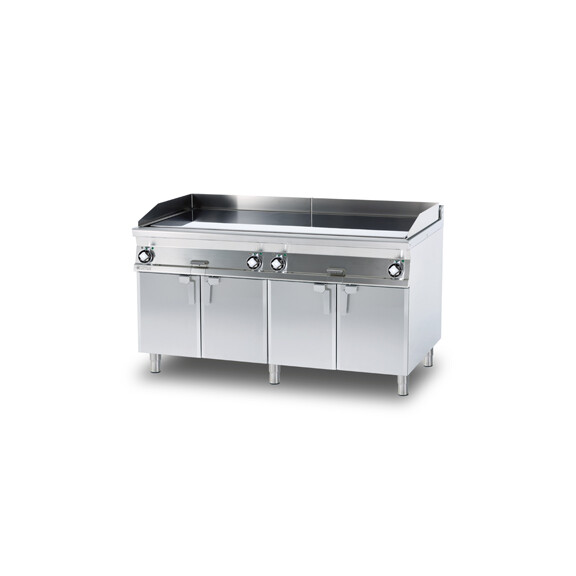 Płyta grillowa elektryczna 30 kW, płyta gładka chromowana 1505x650 mm, 1600x900x900 mm | RM GASTRO, FTL - 916 ETS