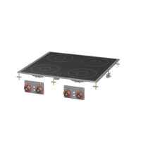 Kuchnia stołowa ceramiczna elektryczna 13,6 kW, płyta 350x770 mm, 800x850x50 mm | RM GASTRO, PCCD - 88 ET