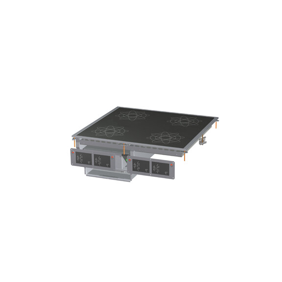 Kuchnia stołowa indukcyjna elektryczna 4x5 kW, płyta 350x350 mm, 800x800x310 mm | RM GASTRO, PCID - 88 ET
