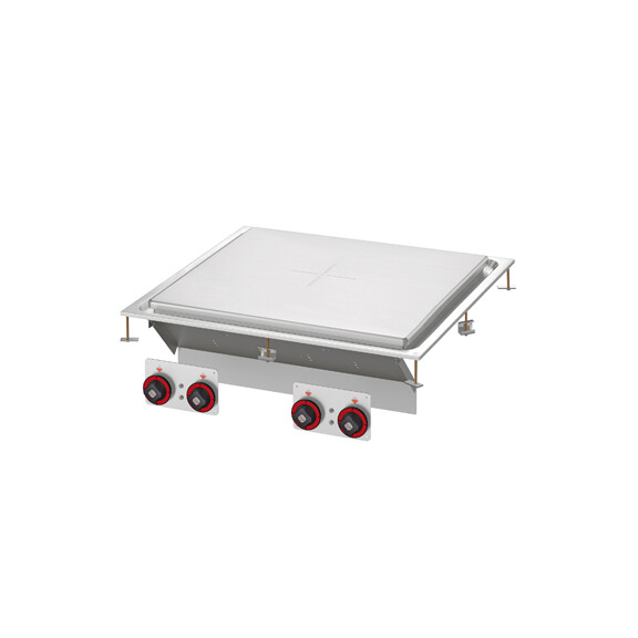 Kuchnia stołowa elektryczna żeliwna 13,6 kW, 4x3,4 kW, płyta 700x680 mm, 800x800x240 mm | RM GASTRO, TPD - 88 ET