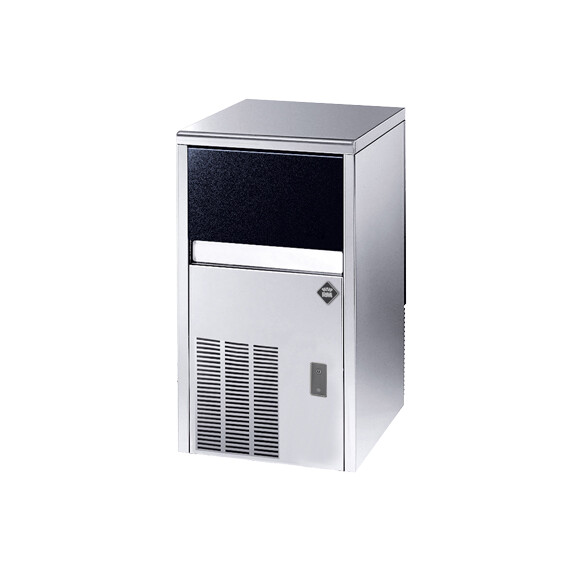 Kostkarka do lodu chłodzona powietrzem, z pompą odpływu 0,37 kW, 29 kg / 24 h, 390x460x690 mm | RM GASTRO, IMC - 2809 ADP
