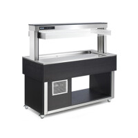 Witryna chłodnicza, sterowanie cyfrowe 0,247 kW, 4x GN 1/1 20 mm, 1494x650x1448 mm | RM GASTRO, TR - lime+ 4 W