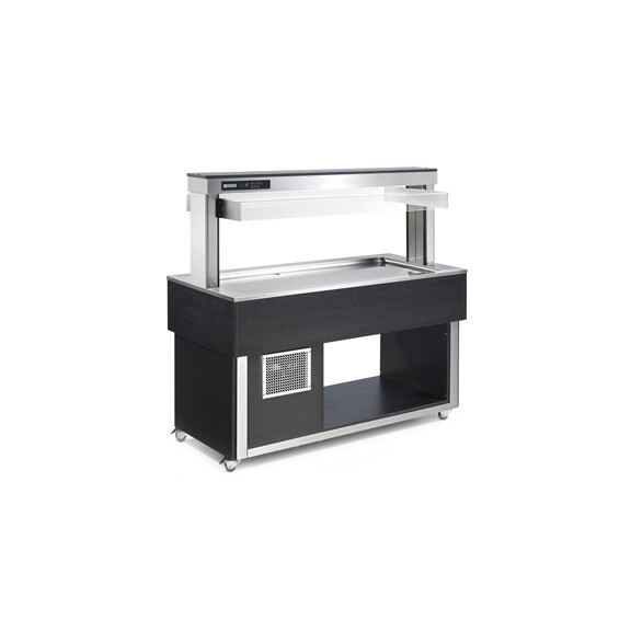 Witryna chłodnicza, sterowanie cyfrowe 0,247 kW, 3x GN 1/1 20 mm, 1169x650x1448 mm | RM GASTRO, TR - lime+ 3 H