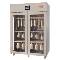 Szafa do sezonowania salami, sera, produktów wegańskich, 80/140 kg, 1460x850x2115 mm | ZERNIKE, Klima Aging System KAS1500PV