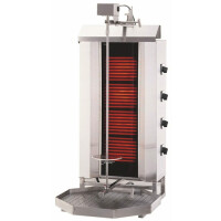Gyros, opiekacz elektryczny do kebaba, 4 palniki, wsad 60 kg, 550x700x1200 mm | RESTO QUALITY, KLG231