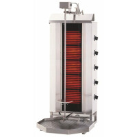 Gyros, opiekacz elektryczny do kebaba, 5 palników, wsad 80 kg, 550x700x120 mm | RESTO QUALITY, KLG232