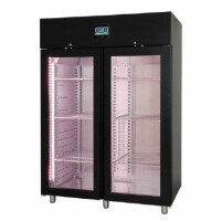 Szafa do sezonowania mięsa podwójna, czarna 100/230 kg, 1460x850x2115 mm | ZERNIKE, Klima Multifunction System KMFS1500PVB