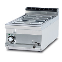 Bemar wodny elektryczny 2,85 kW, GN 1/1 + GN 1/3 150 mm, 400x900x280 mm | RM GASTRO, BMT-94EM