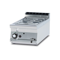 Bemar wodny gazowy, GN 1/1 + GN 1/3 150 mm, 400x900x280 mm | RM GASTRO, BMT-94G