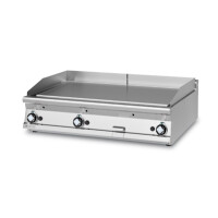 Płyta grillowa gazowa, płyta gładka 1105x650 mm, 1200x900x280 mm | RM GASTRO, FTLT-912G