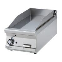 Płyta grillowa gazowa, płyta gładka ﻿﻿chromowana 360x680 mm, 400x900x280 mm | RM GASTRO, FTLT-94GS