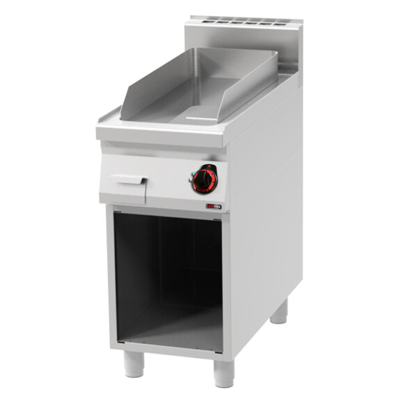 Płyta grillowa gazowa 8 kW, płyta gładka 310x650 mm, 400x900x900 mm | REDFOX, FTH 90/40 G