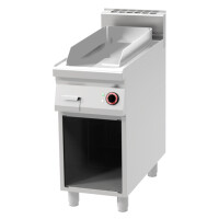 Płyta grillowa gazowa 8 kW, płyta gładka chromowana 310x650 mm, 400x900x900 mm | REDFOX, FTHC 90/40 G