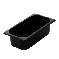 Pojemnik gastronomiczny z czarnego poliwęglanu GN 1/1 150 mm, 530x325x150 mm | REDFOX, GNPC - 1/1-150