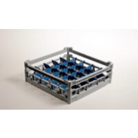 Kosz na szkło 25 szt. Ø90x130 mm, 500x500x140 mm do zmywarek CT/A | RM GASTRO, 780090