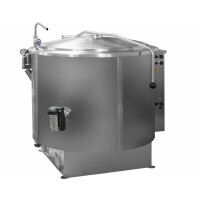 Kocioł warzelny gazowy z grzaniem pośrednim, opcja mieszadła, 31,5 kW, 200 l, 1070x1140x900 mm | RESTO QUALITY, RQK-200GR