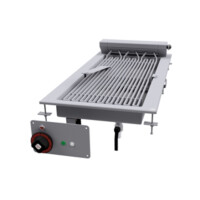 Grill wodny elektryczny drop-in, ruszt: 270x630 mm, 400x800x300 mm | RM GASTRO, CWKD - 84 ET