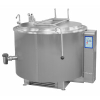 Kocioł warzelny gazowy z grzaniem pośrednim, opcja mieszadła, 48 kW, 500 l, 1320x1330x1180 mm | RESTO QUALITY, RQK-501GR