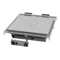 Kuchnia żeliwna gazowa drop-in, 12 kW, płyta 790x730 mm, 900x950x310 mm | RM GASTRO, TPD - 99 G