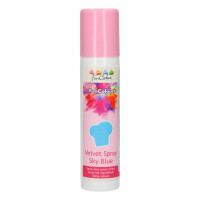 Zamsz w sprayu niebieski 100 ml  | FUNCAKES, FC52080