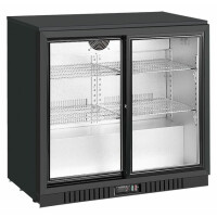 Barowa szafa chłodnicza, chłodziarka podblatowa, drzwi przesuwne, 198 l, 900x520x865 mm | RESTO QUALITY, SC211SLE