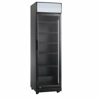 Szafa chłodnicza przeszklona, 386 l, czarna, 578x605x1980 mm | RESTO QUALITY, SD420BE