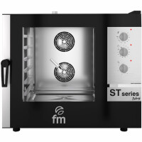 Piec konwekcyjno-parowy piekarniczy elektryczny 6x 600x400 mm, sterowanie manualne, 885x970x850 mm | FM INDUSTRIAL, ST Series Bakery