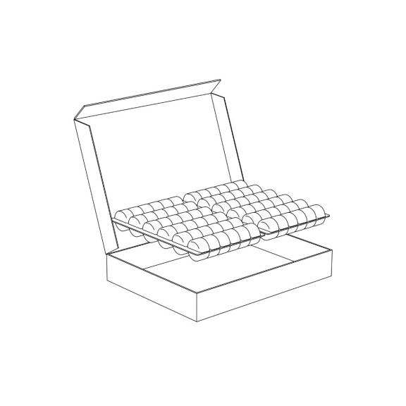Pudełko kartonowe na makaroniki – SMC72 | PAVONI, Storage &Display
