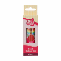 Barwnik w żelu, tubka 30 g, bordowy | FUNCAKES, F44170