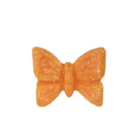 Motylek mini, pomarańczowy, figurka z cukru, 1,5 cm, komplet 100 szt. | MAGMART, MTM01