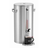 Ekspres przelewowy do kawy, filtr okrągły, 13,2 l, 370x360x533 mm | BARTSCHER, Silver 1300