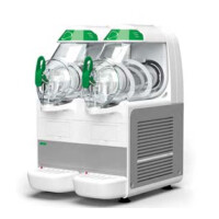 Dyspenser podwójny do granity, sorbetów, koktajli, shake'ów 2x 6 l, 400x500x600 mm | BRAS, B-FROZEN Smart