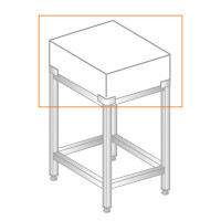 Kloc masarski drewniany 400x400x150 mm | DORA METAL, DM-3150