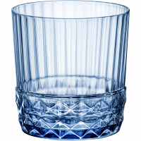 Szklanka niska, sapphire blue, 370 ml | BORMIOLI ROCCO, America' 20 s