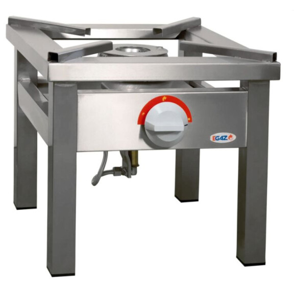 Taboret gastronomiczny - gazowy 40x40x35 cm, 6,5 kW, gaz ziemny, G20 | EGAZ, TGOM-107