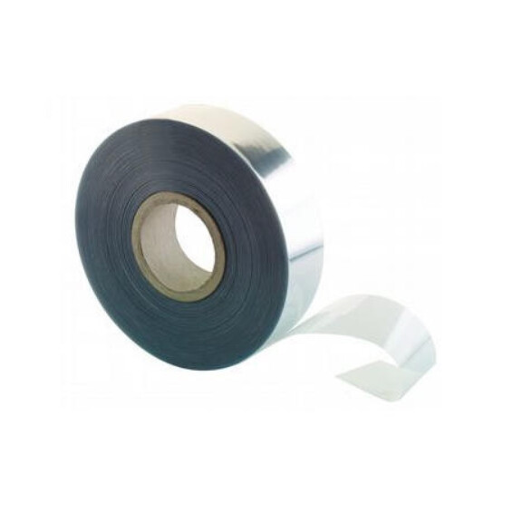 Nieprzywierająca taśma PVC idealna do oklejania brzegów krążków do ciast oraz do wykonywania ozdób czekoladowych 40 mm x 305 m | SILIKOMART, PVC Roll