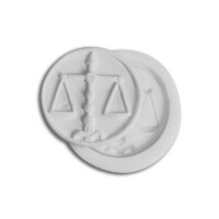 Forma silikonowa do masy cukrowej w kształcie znaku zodiaku Wagi - SLK154, 38 mm | SILIKOMART, SugarFlex