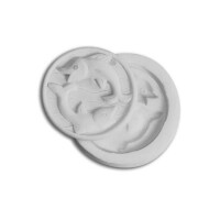 Forma silikonowa do masy cukrowej w kształcie znaku zodiaku Ryb - SLK159, 38 mm | SILIKOMART, SugarFlex