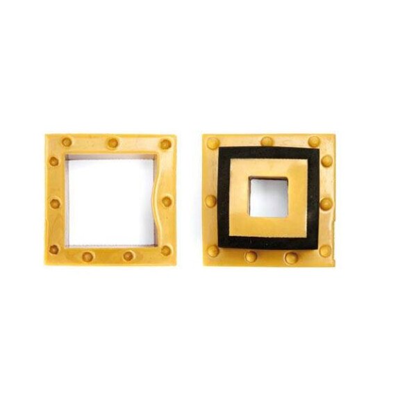 Forma silikonowa do masy cukrowej lub czekolady w kształcie otwartego kwadratu - 150 mm | SILIKOMART, SugarFlex Gold