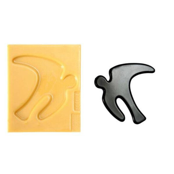 Forma silikonowa do masy cukrowej lub czekolady w kształcie jaskółki - 115x115x5 mm | SILIKOMART, SugarFlex Gold