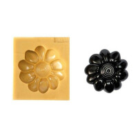Forma silikonowa do masy cukrowej lub czekolady w kształcie stokrotki - 80x11 mm | SILIKOMART, SugarFlex Gold
